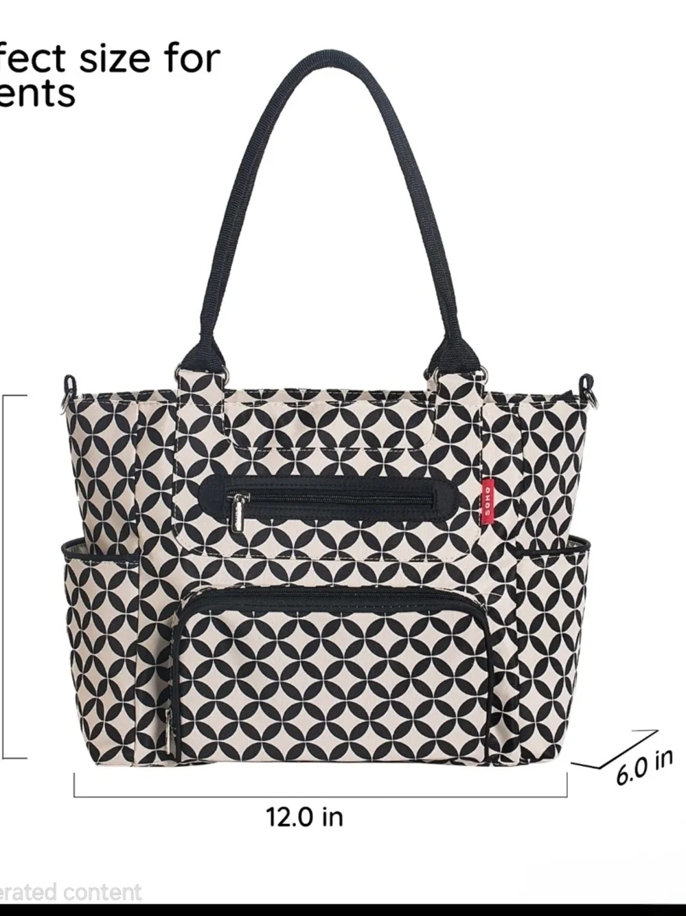SoHo Grand Central Station Diaper Bag